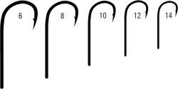 Mustad Carlig Mustad Aberdeen 10042NP-BN Nr. 6 (M.10042NPBN.6)