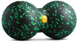 4Fizjo Masszázs és rehabilitációs labda, dupla, 4FIZJO, univerzális, kis méret és aerodinamikus forma, nagy merevség, segít ellazítani a fájdalmas trigger pontokat, EPP hab, 8 cm, fekete/zöld színű (P-590722