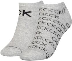 Calvin Klein CALVIN KLEIN, Logós bokazokni szett - 2 pár, Melange szürke, One Size (701218779-003-U)