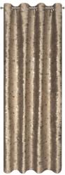 Eurofirany Tami bársony függöny fényes mintával Barna 140x250 cm (453516)