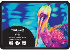 Herlitz Pelikan prémium színes ceruzák, 48 szín, Fémdobozban (701396)