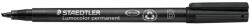 STAEDTLER Lumocolor 314 B OHP alkoholos marker, 1-2.5 mm, fekete