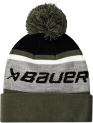 Bauer Intarsia Knit Pom Grey/Green Kötött sapka
