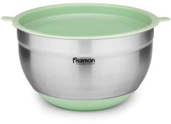 Fissman keverőtál, 18/10 rozsdamentes acélból, 4500 ml, 24x13, 5 cm, ezüst / zöld (FI-5115)