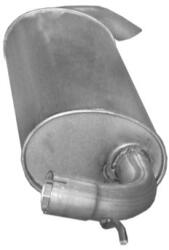 Polmostrow Polmo 53-08 hátsó kipufogó dob - Land Rover Freelander 2.0 Tdi Turbo Diesel 08/00-09/06 (K53-08ALU-POL)