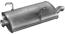 Polmostrow Polmo 19-208 hátsó kipufogó dob - PEUGEOT 206, 206+ (K19-208ALU-POL)