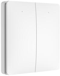 Secutek Comutator de scenă fără baterie - 2 butoane, ZigBee, Tuya