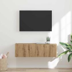 vidaXL TV стенен шкаф 98 x 31 x 29, 5 см Дъб Артизан (892247)