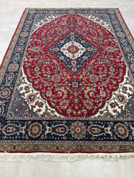 Nílus Vintage Perzsa szőnyeg (40) Kashan Kék Piros 250x350cm