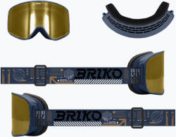 Briko Скиорска маска Briko Chino Sharp Lite graphic pickled bluewood