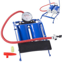  Lábpumpa, Dupla Tartályos, Órával