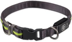 Dog Fantasy Dog Fantasy USB LED zgardă din nailon iluminată M-L verde 45-65 cm