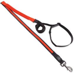 Dog Fantasy Dog Fantasy lesă luminoasă LED USB pentru alergare, portocalie 180-250 cm