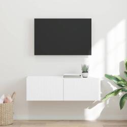 vidaXL TV стенен шкаф 98 x 31 x 29, 5 см Бяло Инженерна дървесина (892229)