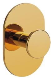 Laveo MIRI akasztó (60x40x20 mm), arany, rögzítő csavarral és ragasztóval (ALM_G11S)