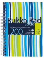 Pukka Pad Spirálfüzet, A6, vonalas, 100 lap, PUKKA PAD "Stripe Jotta" A15552011/JP036-LINED (A15552011/JP036-LINED)