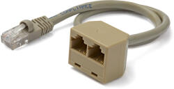 StarTech RJ45SPLITTER hálózati elosztó Szürke (RJ45SPLITTER)