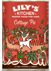 Lily's Kitchen 6x400g Lily's Kitchen Dinner nedves kutyatáp - Marha burgonyával és sárgarépával
