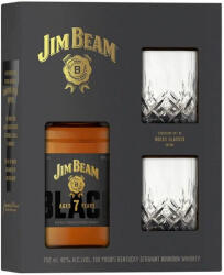 Jim Beam 7 Years Whiskey DD. [0, 7L|45%] + 2 pohár