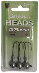 Gunki Jig fej Jig Round Natural (3db) 15g