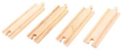 Bigjigs Toys Sine drepte medii 16 cm 4 buc (DDBJT101) Trenulet