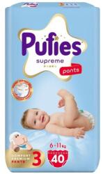 pufies Scutece Pufies Supreme Pants, Marimea 3 Midi, 6-11 kg, 40 Bucati (COR-FIMPFSC158)