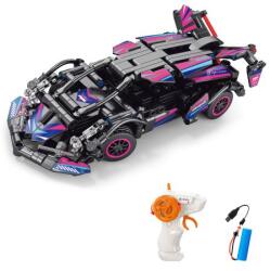 WIKY RC Set de construcție Mașină roz RC cu telecomandă 19 cm (WKW050866)