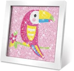 Wiky Set creativ tablou cu pietricele papagal 17 cm (WKW050834)