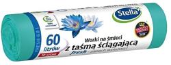 Stella Saci Menajeri Stella Fresh, cu Snur, 60 l, 10 Bucati (SPMSTSA002)