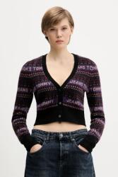 Tommy Jeans cardigan din amestec de lână 9BYA-SWD0ES_99X (DW0DW21691)