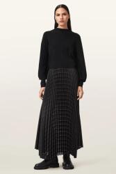 AllSaints rochie pulover din vâscoză 9BYA-SUD1F7_99X (W064DD)