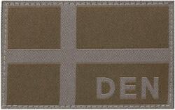 Claw Gear Patch - emblemă Clawgear Steagul Danemarcei 78 x 50 mm - Verde militar