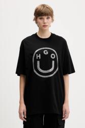 HUGO Blue tricou din bumbac Oversized_tee_B_6 9BYA-TSD134_99X (50550141)