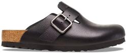 Birkenstock șlapi de piele Boston Vintage Wood Wire Buckle 9BYA-KLM015_99X
