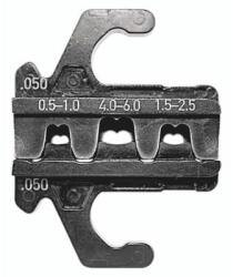 Rennsteig (629 050 3 0 1) Krimpelő betét Szigeteletlen lapos dugaszolós csatlakozók Alkalmas fogó Csatlakozódugó szélessége 4, 8/6, 3 mm 0.5 - 6 mm2 (629 050 3 0 1) (629 050 3 0 1)