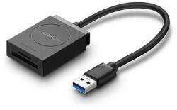 UGREEN CR127 kártyaolvasó (microSD / SD + fix USB-A kábel) fekete (CR127) (CR127)