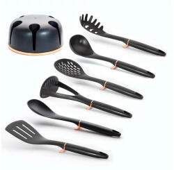 Berlinger Haus Black Rose Collection 6 részes nylon konyhai eszköz készlet állvánnyal (BH-8617)