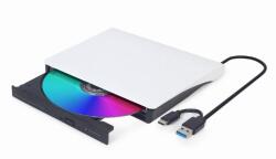 Gembird DVD-USB-031-BW Slim DVD-író Fekete/Fehér