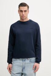 HUGO BOSS pamut pulóver otthoni viseletre sötétkék, férfi, nyomott mintás, 50540909 - sötétkék L