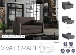 Mindigbútor VIVA SMART II előre nyíló rugós, ágyneműtartós kanapé Falcone 4 színben - smartbutor