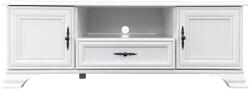 GERBOR TV-asztal, alpesi fehér, KENTAK RTV2D1S - smartbutor