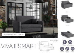 Mindigbútor VIVA SMART II előre nyíló rugós, ágyneműtartós kanapé Falcone 5 színben - smartbutor