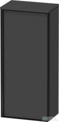 Duravit VITRIUM 89, 9x40x26, 2 cm-es 1 ajtós magas szekrény grafit színű fogantyúval, jobbos, matt grafit VT1355R4949000G (VT1355R4949000G)