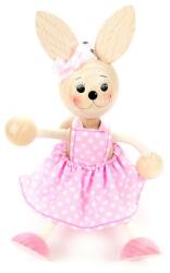  Rugós figura (nyuszi lány, rózsaszín)