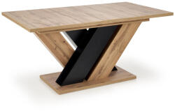  Asztal Houston 2091 (Wotan tölgy + Fekete)
