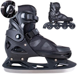 inSPORTline Korcsolya 2az1-ben inSPORTline Noctys, tekerős rögzítés, Comfort Fit, Micro Lock, Fényvisszaverő elem Méret: L (40-43)