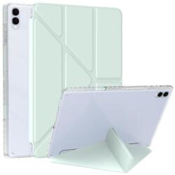  CRYSTAL Husă flip pentru Samsung Galaxy Tab S11 Ultra verde deschis