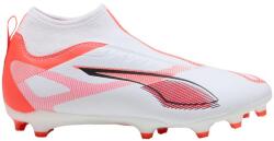 PUMA Gyerek focicipők Puma Ultra 5 Match+ Ll FG/AG fehér|rózsaszín