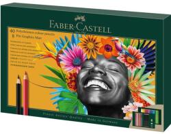 Faber-Castell Színes- és grafitceruza készlet, FABER-CASTELL "Polychromos & Pitt Graphite Matt" , 50 db-os szett (TFC210054) - tintasziget
