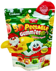  COKOC 5D Peelable Gummies Mixed Fruit XMAS vegyes gyümölcs ízű gumicukor 60g - delfinbuvar